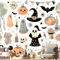 Pumpkin Jack Hexenhut Skull Boo Cobweb Fall Decor