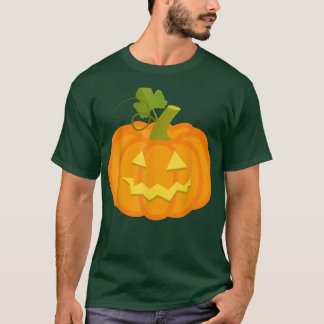 Pumpkin Jack O' Lantern Face, Evil Lächeln, Hallow T-Shirt