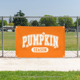 Pumpkin-Jahreszeit im Freien Banner