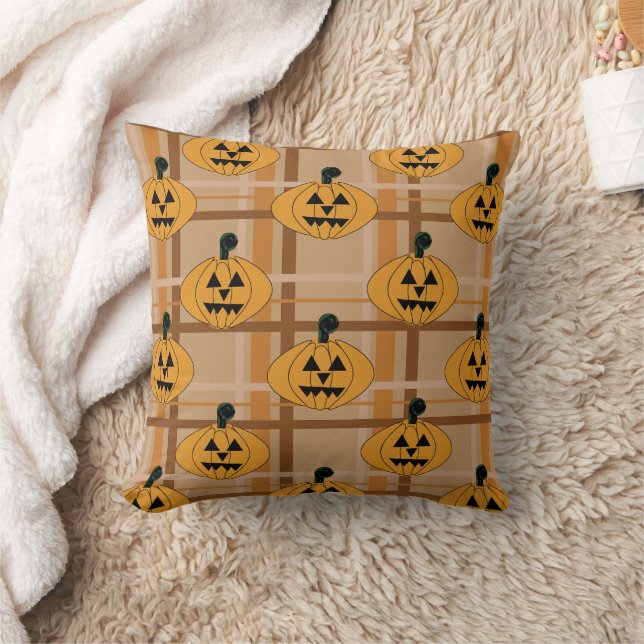 Pumpkin Kariert Kissen (Decke)
