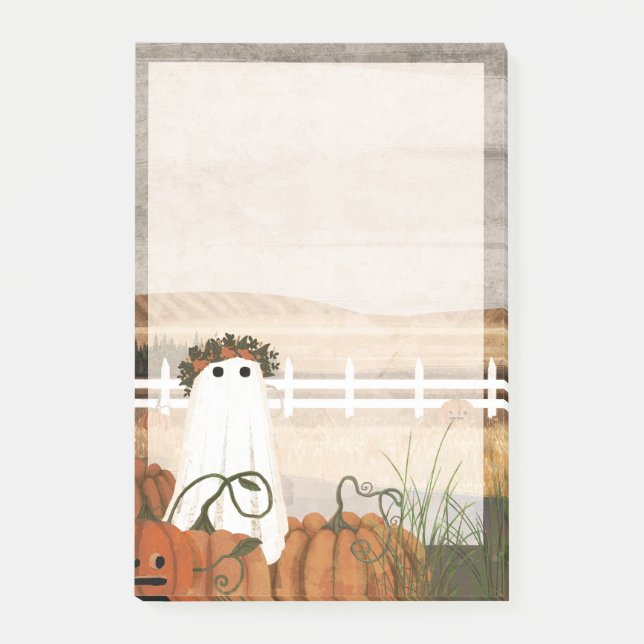 Pumpkin King Notepad Post-it Klebezettel (Vorderseite)