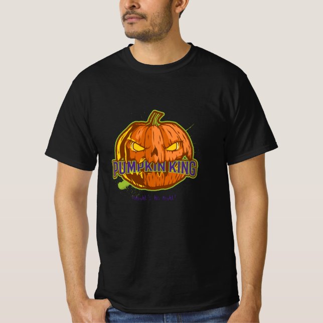 Pumpkin King Tonight seine Nacht T-Shirt (Vorderseite)