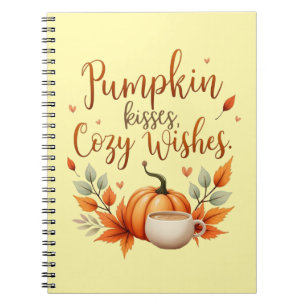 Pumpkin Kisses, Cozy Wishs Notizblock