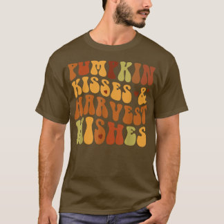 Pumpkin Kisses Harvest Wünsche Herbst Pumpkin T-Shirt
