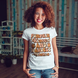 Pumpkin Kisses & Harvest Wünsche T-Shirt