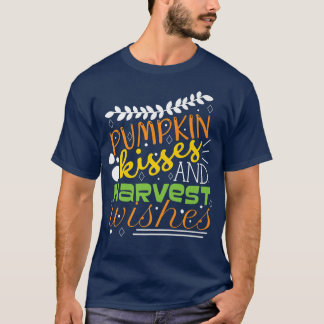 Pumpkin Kisses Harvest wünscht Herbst T-Shirt