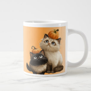 Pumpkin Kittens Halloween Specialty Tasse