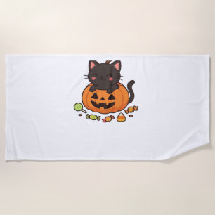 Pumpkin Kitty Parade Essential T - Shirt Strandtuch