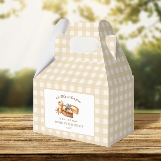 Pumpkin Kleine Süsse Pie Babydusche Geschenkschachtel (Von Creator hochgeladen)