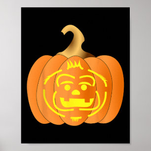 Pumpkin Kürbislaterne Halloween Men Women Poster