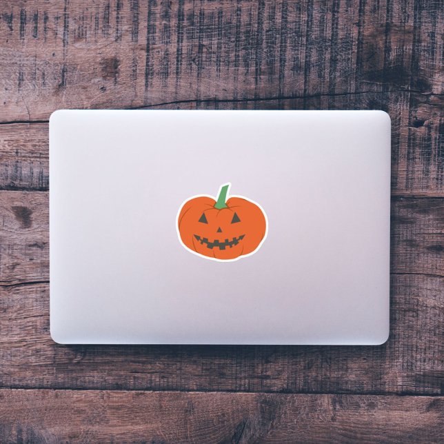 Pumpkin-Kürbislaterne Halloween-Sticker Aufkleber (Pumpkin Jack O Lantern Halloween Sticker)