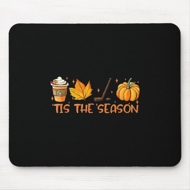 Pumpkin Latte dieses Jahres Herbst Kaffee Thanksgi Mousepad (Vorne)