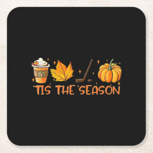 Pumpkin Latte dieses Jahres Herbst Kaffee Thanksgi Rechteckiger Pappuntersetzer