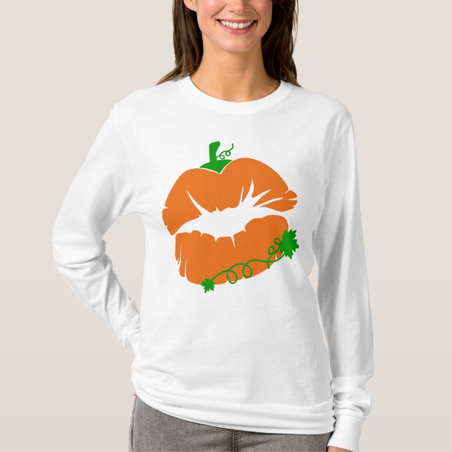 Pumpkin Lippen T-Shirt (Vorderseite)
