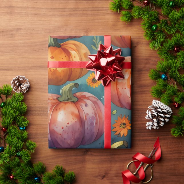 Pumpkin Lovers Geschenkpapier (Feiertagsgeschenk)