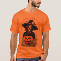 Pumpkin Magic, Skeletton Chic - Halloween Hexe