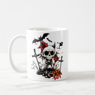 Pumpkin Magic und Knochen Spaß. Kaffeetasse