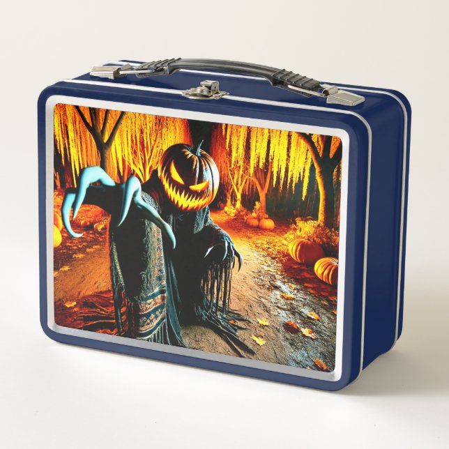 Pumpkin Man Metall Brotdose (Vorderseite)