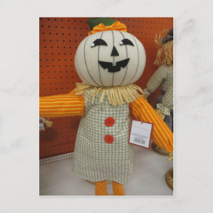 Pumpkin Man Postkarte