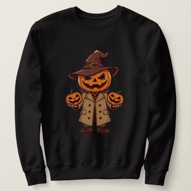 Pumpkin man sweatshirt (Design vorne)