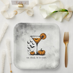 Pumpkin Martini Pappteller