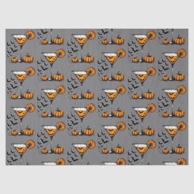 Pumpkin Martini Seidenpapier (Vorderseite)