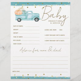 Pumpkin Minimalistisch Fall Baby Shoy-Spiel