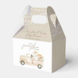Pumpkin Minimalistisch Modern Fall Babydusche Geschenkschachtel
