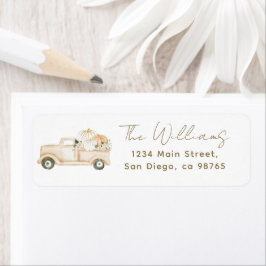 Pumpkin Minimalistisch Simple Modern Fall Baby Dus