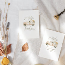 Pumpkin Minimalistisch Simple Modern Fall Baby Dus