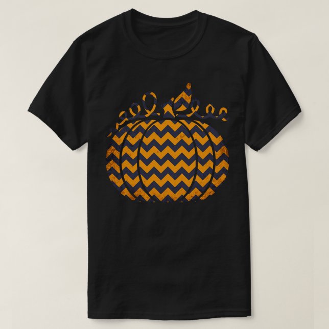 PUMPKIN MIT ZIG ZAG PATTER T-Shirt (Design vorne)