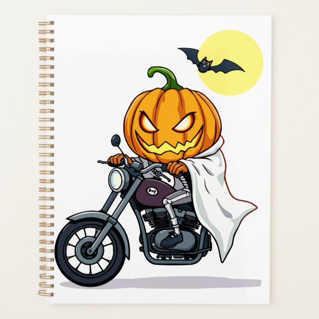 Pumpkin-Motorrad Planer (Vorderseite)