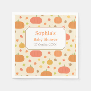 Pumpkin Muster Herbst Thema Cocktail Napkins Serviette