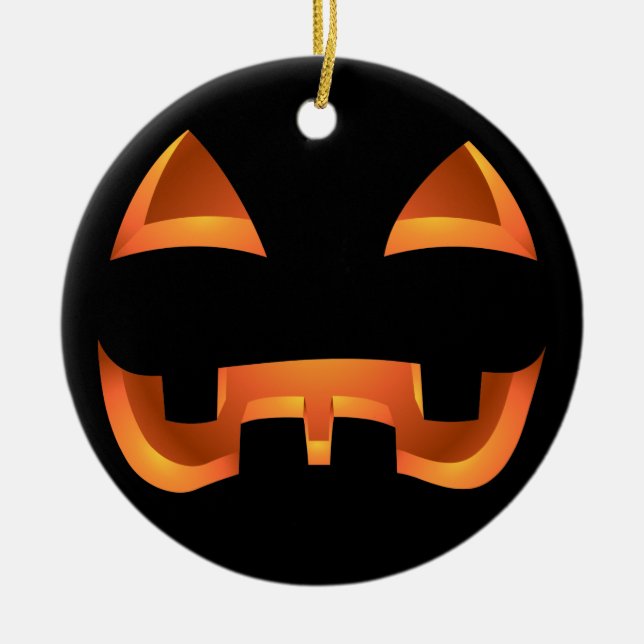 Pumpkin Napkins Personalized Halloween Napkins Keramik Ornament (Vorne)