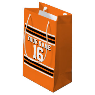 Pumpkin Orange Blk Team Jersey Name Kleine Geschenktüte
