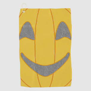 Pumpkin Orange Golf Handtuch