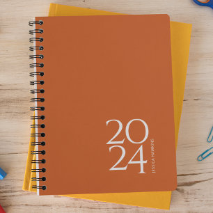 Pumpkin Orange Personal Weekly Planer