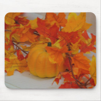 Pumpkin&Orange verlässt Anordnung Mousepad