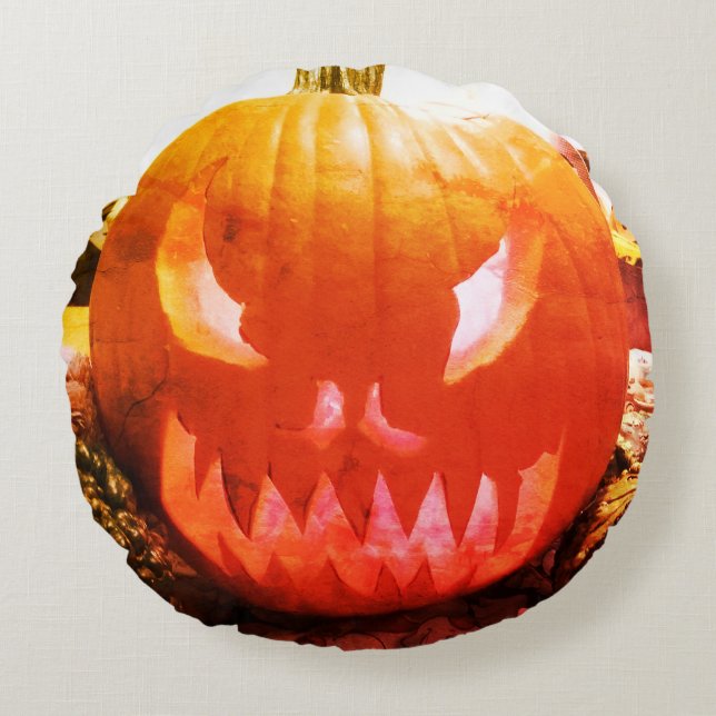 Pumpkin O'Toole  Rundes Kissen (Vorderseite)
