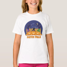 Pumpkin Pals Halloween T - Shirt - Niedlich Lächel