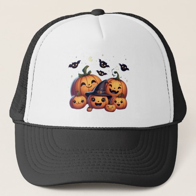 Pumpkin Pals Truckerkappe (Vorderseite)