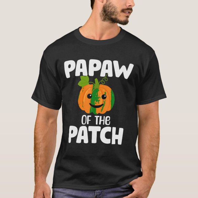 Pumpkin Papaw of the Patch Funny Family Matching H T-Shirt (Vorderseite)