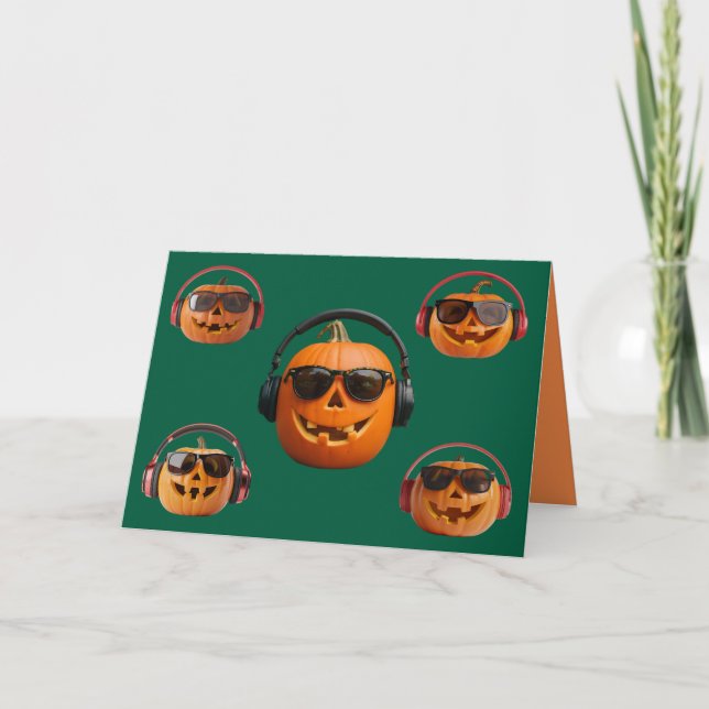 Pumpkin-Party Einladung (Vorderseite)