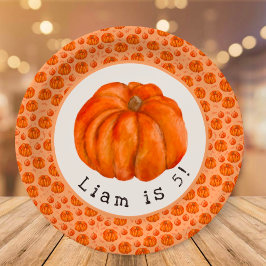 Pumpkin-Party Pappteller