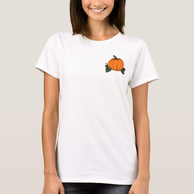 Pumpkin Patch 1/2 Zip Hoodie T-Shirt (Vorderseite)