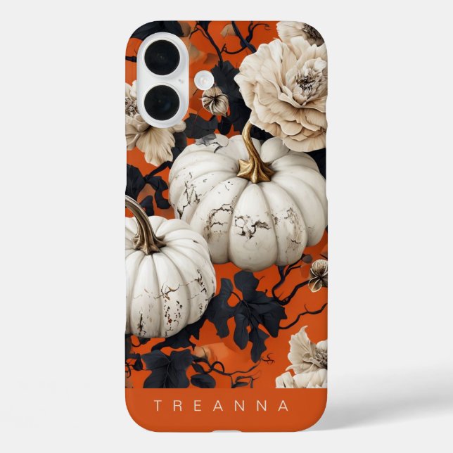 Pumpkin Patch Charm iPhone 16 Plus Hülle (Rückseite)