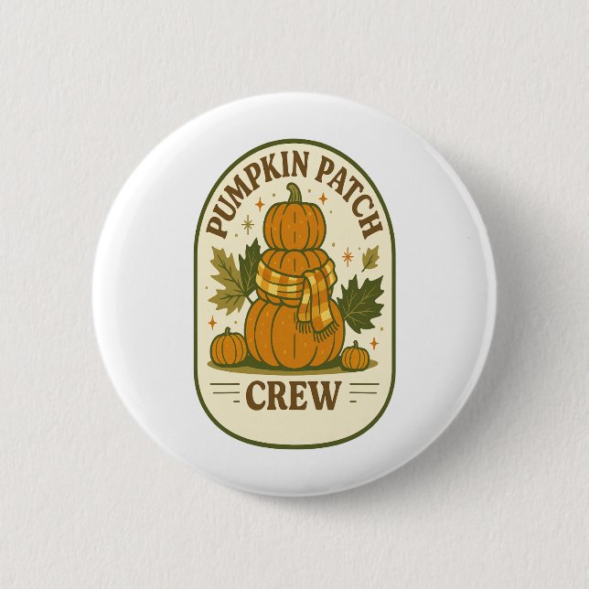 Pumpkin-Patch-Crew Button (Vorderseite)