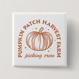 Pumpkin Patch Crew Button