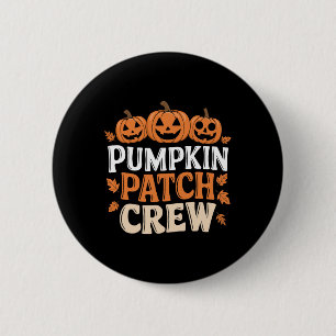 Pumpkin Patch Crew Funny Pumpkin Patch Squad Danke Button
