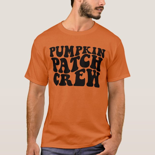 Pumpkin Patch Crew Halloween Pumpkin Patch T-Shirt (Vorderseite)